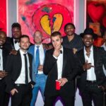 Josh Gudwin Instagram - What an incredible night!! @justinbieber Freedom Art Experience - all proceeds going to @baby2baby 📸 @rorykramer