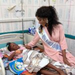 Julia Samantha Edima Instagram - En route pour une visite aux centres de prise en charge, de désintoxication et de réinsertion sociale de l’ONG @fondationfeef ( Fondation d’Éducation d’Espérance by Flomik) j’ai tenu à faire un saut à l’hôpital Générale de Yaoundé par le biais de @michelecare_world Pour rendre visite à des enfants malades , Anaëlle et surtout la petite Princesse qui s’apprête à faire face à une intervention chirurgicale de la mâchoire 😢 Imaginez-vous l’angoisse de sa maman , la peur qui anime de cette petite en ce moment 🥺 Impossible pour moi de ne pas apporter mon aide à la famille pour qu’elle retrouve la santé et puisse reprendre le chemin de l’école . Si vous voulez également vous joindre à moi pour son opération , voici le numéro à contacter :+237 ￼⁨6 99 16 16 71⁩ Hôpital Général