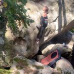 Juliane Wurm Instagram - Sooo, can we maybe do a bit more about climate change some time (VERY) soon?! I mean, I utterly enjoy climbing in the sun, but it’s the end of October and and it’s sports bra temps in font, wtf…