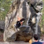 Juliane Wurm Instagram – Some people go to Fontainebleau to buy asian vases for a couple million euros on auctions, I go there to hug boulders :) [retour aux sources]