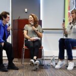 Julie Foudy Instagram - Always an absolute honor when I get time with the legend herself, BILLIE JEAN KING. She is the thread that weaves all us female athletes together. Tireless advocate, friend and mentor. I love this woman so damn much. We caught up for our live podcast the day before the Women’s Sports Foundation gala. Enjoy! ❤️🙏🏼 #laughterpermittedpodcast New York City