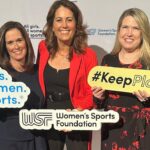 Julie Foudy Instagram - Love this event so damn much. Our annual @womenssportsfoundation gala to honor female athletes, @billiejeanking & all the other amazing women & men behind WSF. ❤️🙏🏼 @lachinarobinson is my cohostest w the mostest! 👊🏼 Photo credit: Getty Images for the Women’s Sports Foundation.