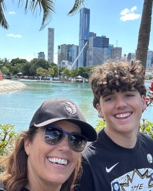 Julie Foudy Instagram - When you think you are flying Sydney to Honolulu only to wake up to hear pilot tell you that we are landing in Brisbane for mechanical issues. I looked at lady next to me and said he’s joking right? Had 12 hours in Brisbane and as I’ve often discovered w most detours in life, we got the treat of exploring a complete gem of a city. My new motto: If can’t get to Hawaii, you go find it. Coming back here! #scootergang #brisbane