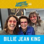 Julie Foudy Instagram - Always an absolute honor when I get time with the legend herself, BILLIE JEAN KING. She is the thread that weaves all us female athletes together. Tireless advocate, friend and mentor. I love this woman so damn much. We caught up for our live podcast the day before the Women’s Sports Foundation gala. Enjoy! ❤️🙏🏼 #laughterpermittedpodcast New York City