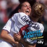 Julie Foudy Instagram - Welp, not the podcast we thought we’d be doing this soon. But we got THE Brandi Chastain to join us. We break it all down and talk about what’s next as well. Now it’s time for me to find a lava flow or mai tai bath here in Hawaii. #laughterpermittedpodcast #womensworldcup