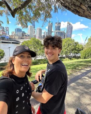 Julie Foudy Instagram - When you think you are flying Sydney to Honolulu only to wake up to hear pilot tell you that we are landing in Brisbane for mechanical issues. I looked at lady next to me and said he’s joking right? Had 12 hours in Brisbane and as I’ve often discovered w most detours in life, we got the treat of exploring a complete gem of a city. My new motto: If can’t get to Hawaii, you go find it. Coming back here! #scootergang #brisbane