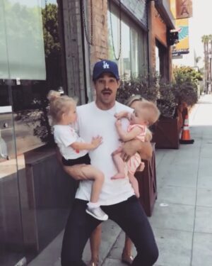 Justin Gaston Instagram - Couldn’t think of two girls I would rather spend my 30th with - wait a tick .. make that 3 girls. She came out of nowhere! @mel_ordway