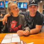 Justin Gaston Instagram - BIG NEWS - got traded to the Braves. Also that’s not true and thirdly, Olivia said we had to smoochie kiss in one of the pictures. So… here you go!