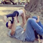 Justin Gaston Instagram - What is this, Muscle Beach?