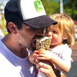 Justin Gaston Instagram - the best part of Disney (besides the corn dogs) - IIIIIICE CREEEEAM!!!