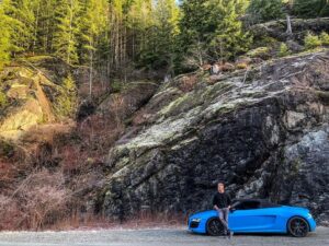 Justin Howell Instagram - ☝🏼 new Vlog, Link in Bio ☝🏼@zanemercey and I drive the Mclaren 720s (the fastest production vehicle EVER around Nürburgring) in Vancouver. Craziest day of my life. Be sure to check it out. NEXT I’ll be showing a beautiful road trip around #tofino in the R8 👌🏼 big shout out to @exoticautodealsvancouver for being the kindest and most professional guy to ever sell super cars.
.
.
.
.
.
#vlog @mclarenvancouver #mclaren #570s #720s #audi #r8 #supercars #vancouver #explorebc #pfaff #pfafftuning #carsofinstagram #v10 #v8 #ferrari #lamborghini #bmw #mercedes #amg #maserati #northvancouver #canada #stuntman @gtawrapz