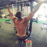 Justin Howell Instagram - Not particularly heavy weight, just working cleaner form :) no "hernandos" @andrewlong12 @dimeo_chris #health #healthy #fit #instafit #gym #lift #train #muscle #workout #exercise #physique #abs #gains #follow #motivation #instagood #like #shred #backday #lats