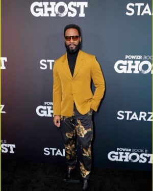 Justin Marcel McManus Instagram - All the feels last night!!! At the Ghost Season2 Premier!! Sunday night it’s going down! 
.
Special thanks to the team @naivashaintl @kenyasherron 💯
.
#power #ghostbook2 #powerbook2 #justinmarcelmcmanus