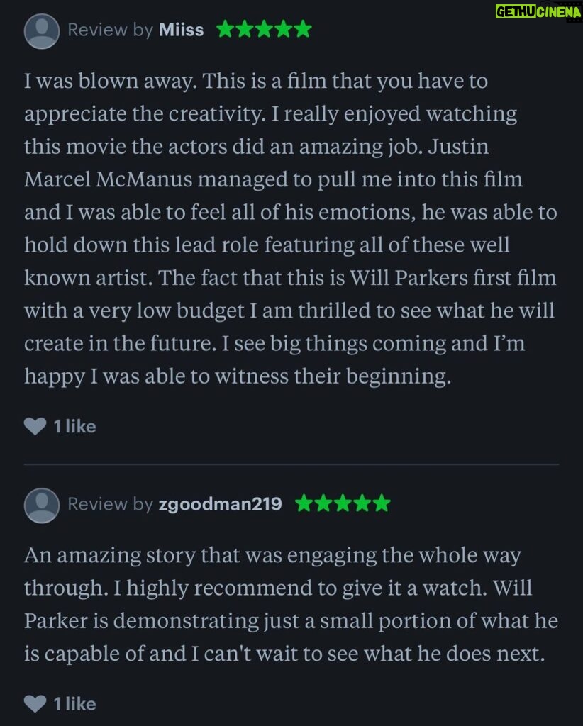 Justin Marcel McManus Instagram - Reviews are coming in hot!!! Thank you @moviefestuk for this beautiful write up and thank you all who are supporting this beautiful film!! . #fortywinksmovie #justinmarcelmcmanus #independentfeature #johnturturro Los Angeles, California