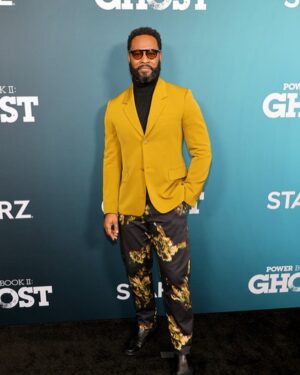 Justin Marcel McManus Instagram - All the feels last night!!! At the Ghost Season2 Premier!! Sunday night it’s going down! 
.
Special thanks to the team @naivashaintl @kenyasherron 💯
.
#power #ghostbook2 #powerbook2 #justinmarcelmcmanus