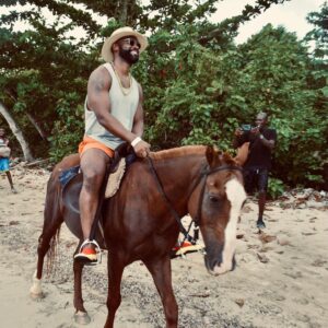 Justin Marcel McManus Instagram - So how exactly can I get a horse to NYC?? Such Beautiful creatures man! 
.
#jamaica #horseback #vacationmode #justinmarcelmcmanus