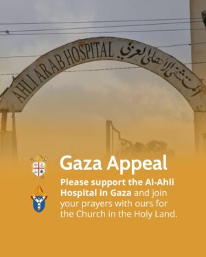 Justin Welby Instagram - At this time of extreme crisis in the Holy Land, Archbishop Hosam Naoum and I are calling for your prayers and support for the Anglican Al-Ahli Hospital in Gaza. Despite the devastating explosion last week, they continue to care for those in urgent need. 
 
Please also pray for the Christian ministries working in the Holy Land, helping those affected by the conflict both practically and spiritually. May they be strengthened and allowed the freedom to continue their important work, unimpeded by violence and catastrophe. 

St Paul teaches us that when one member of the Body of Christ suffers, all parts suffer with it.

If you are able, please contribute to our Gaza Appeal. And please join your prayers with ours for the Church in the Holy Land. Link in bio.