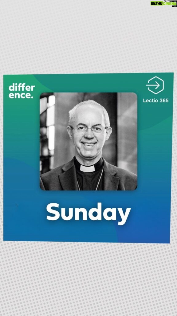 Justin Welby Instagram - Today, on Peace Sunday, Archbishop @justinwelby is leading us through a shorter, simpler time of prayer. At the end of a week thinking about reconciliation, fracture and justice, it’s easy to feel relentlessly responsible for tackling all the world’s insurmountable problems. Take a moment pause and receive again God’s grace and mercy.   Find the full reflection via the link in our bio 🔗   #DifferenceRLN   —— These daily devotions were originally featured on the #Lectio365 app from @247prayer. Music by Wilderthorn. Download the app for free on Apple or Android to pray the Bible every day.