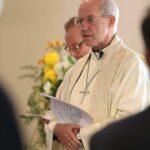 Justin Welby Instagram - The Church is the body of Christ - we belong to one another and share each others’ burdens. As we gathered to worship at St Wilfrid’s in @CofEPortsmouth this morning, we remembered our brothers and sisters in the Holy Land, and prayed for all God’s children caught up in war. St Wilfrid's Cowplain