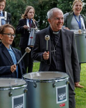 Justin Welby Instagram - From churches to care homes, schools to naval ships, @thechurchofengland loves and serves people across the country. 

This weekend I’m visiting @CofEPortsmouth to join in with sharing the love of God - starting today on the Isle of Wight. 

It was good to meet so many teachers and students at Christ the King College this morning. The secondary school is a joint Church of England and Catholic venture, and it’s heartwarming to see children taught in an ecumenical space from the age of eleven, when they’re beginning to think about how they can make their mark on the world. I pray that these pupils grow to become agents of reconciliation across all kinds of borders in their local community and beyond.

@thebayceschool is also doing great work in inspiring and educating children from the age of 4 all the way to 18. The school choir is hugely talented, and I was honoured to bless their school and speak to staff. I was asked brilliant questions by primary and secondary students - already probing deep questions of faith, scripture and the witness of the church. Honesty is so healthy for us all as we grow in relationship with God. 

This evening I visited Holy Trinity Bembridge, where we shared together about following Jesus through times of joy and sorrow. It was good to sing together, pray together and encourage one another. A full day, but one full of inspiration and hope for current and future generations on the Isle of Wight.