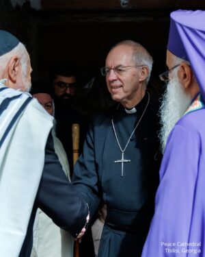 Justin Welby Instagram - The people of Armenia are not forgotten – not by God, and not by the Church. Today I began a two-day visit here, having been to Azerbaijan and Georgia earlier this week. 

I have long been praying for the people of Armenia – the first Christian kingdom. They were the first region to have the cross as their symbol; a symbol of struggle and pain. I’m so grateful for this chance to remind them that in their current struggle, our Armenian sisters and brothers are not forgotten by us, nor by God. 

Neither are the 120,000 refugees who have fled the Nagorno-Karabakh region – some of whom I will be meeting tomorrow. They remain in my prayers and the prayers of @thechurchofengland. 

In Azerbaijan on Monday, I met with political leaders and pleaded with them to break the cycle of violence, and protect the religious and cultural heritage of Armenian Karabakhs. 

And at the remarkable Peace Cathedral in Georgia on Tuesday, we prayed together for peace and reconciliation around the world. Together we asked God to refresh our love for non-violence, to refresh our love for our neighbours. May peacebuilding across borders of all kinds continue to be our hearts’ cry.

Read the full press release at the link in bio.