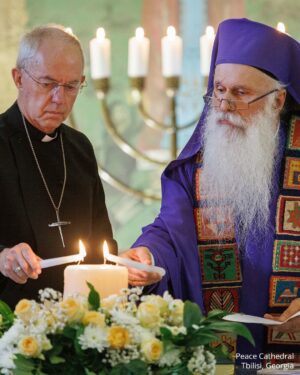 Justin Welby Instagram - The people of Armenia are not forgotten – not by God, and not by the Church. Today I began a two-day visit here, having been to Azerbaijan and Georgia earlier this week. 

I have long been praying for the people of Armenia – the first Christian kingdom. They were the first region to have the cross as their symbol; a symbol of struggle and pain. I’m so grateful for this chance to remind them that in their current struggle, our Armenian sisters and brothers are not forgotten by us, nor by God. 

Neither are the 120,000 refugees who have fled the Nagorno-Karabakh region – some of whom I will be meeting tomorrow. They remain in my prayers and the prayers of @thechurchofengland. 

In Azerbaijan on Monday, I met with political leaders and pleaded with them to break the cycle of violence, and protect the religious and cultural heritage of Armenian Karabakhs. 

And at the remarkable Peace Cathedral in Georgia on Tuesday, we prayed together for peace and reconciliation around the world. Together we asked God to refresh our love for non-violence, to refresh our love for our neighbours. May peacebuilding across borders of all kinds continue to be our hearts’ cry.

Read the full press release at the link in bio.