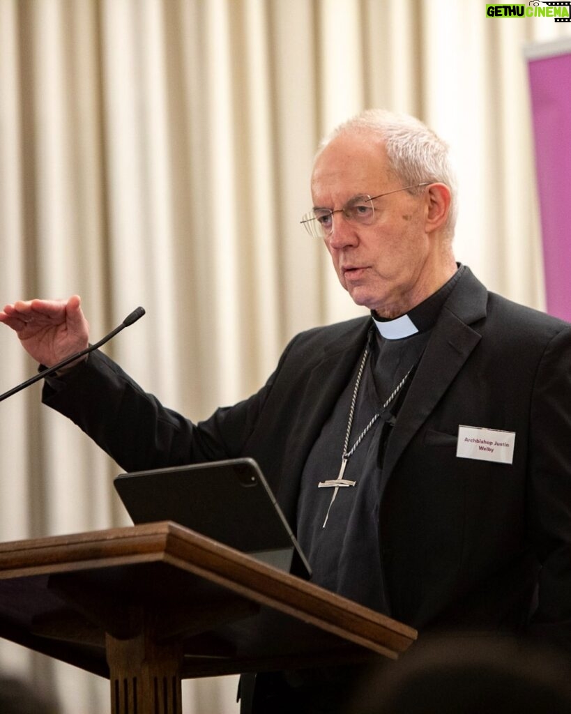 Justin Welby Instagram - Grateful for last night’s opportunity to discuss the pivotal role of women in peacebuilding in Africa, and especially to be joined by my wife Caroline who has spent many years helping women sustain peaceful communities through Women on the Frontline. Caroline discussed God's call to all women and the principles of reconciliation training given to women leaders across the Anglican Communion. The event was hosted by @fivetalents_uk, a charity who do some amazing work to equip communities around the world. #womenpeacebuilders Image credit: Adam Dickens (Taking Pictures, Changing Lives)