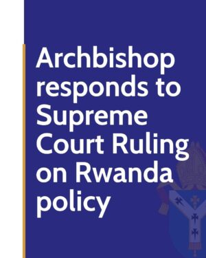 Justin Welby Instagram - Today’s decision on the Rwanda policy leaves desperate people fleeing conflict and persecution in limbo. I hope the Government will reflect and reconsider its approach.

Let’s put aside the politics of division and work together to build an asylum system based on fairness, compassion and the God-given dignity of every human being.