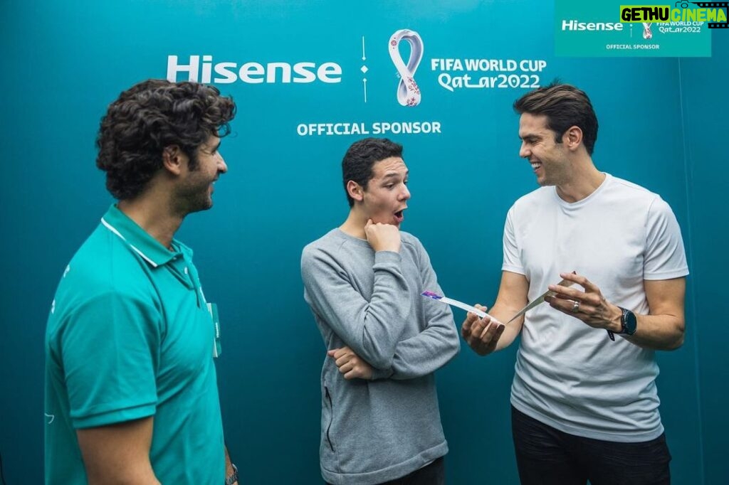 Kaká Instagram - What a great start for the Hisense Perfect Match Tour! I’ll see you all again on November 26th in Dubai! #perfectmatch