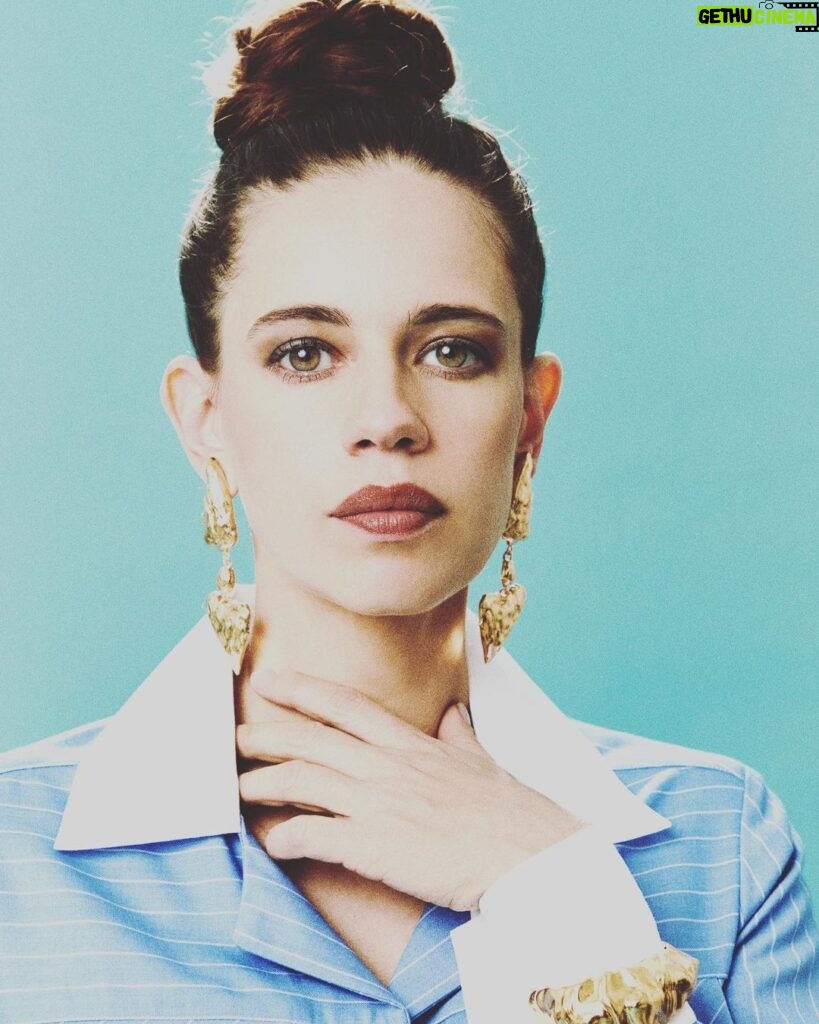 Kalki Koechlin Instagram - Eye contact Outfit-@studiomoonray Makeup & Hair-@angelinajoseph Jewellery-@shopanatina Footwear -@aands_official Styling -@who_wore_what_when Photographer-@thefirstclik