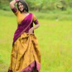 Kalyani Anil Instagram - 🌾🌼 👗 @yazhe_creations 📸 @aju_bhuvanendran Trivandrum, India