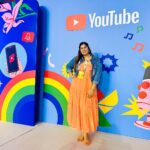 Kanisha Malhotra Instagram - What a fun day it was at #YouTubeCreatorCamp My first of many more. So glad to be part of this beautiful community called YouTube. Attended so many insightful sessions, met fellow creators & ate lot of good food 😛 What a fruitful & amazing day it was. I truly love my job specially on days like these ❤️⭐️ Thanks for having me @youtubecreatorsindia @youtubeindia Wearing @getpeachy.in Styled by @cosmo_bydivya P.S.- Full Vlog coming out very very soon on my YT channel. Do subscribe to it. Link is in my bio ❤️ #youtube #youtuber #youtubevideos #google #youtubeforcreators #YTFF #kanishamalhotra