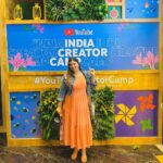 Kanisha Malhotra Instagram - What a fun day it was at #YouTubeCreatorCamp My first of many more. So glad to be part of this beautiful community called YouTube. Attended so many insightful sessions, met fellow creators & ate lot of good food 😛 What a fruitful & amazing day it was. I truly love my job specially on days like these ❤️⭐️ Thanks for having me @youtubecreatorsindia @youtubeindia Wearing @getpeachy.in Styled by @cosmo_bydivya P.S.- Full Vlog coming out very very soon on my YT channel. Do subscribe to it. Link is in my bio ❤️ #youtube #youtuber #youtubevideos #google #youtubeforcreators #YTFF #kanishamalhotra