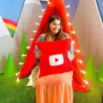 Kanisha Malhotra Instagram - What a fun day it was at #YouTubeCreatorCamp My first of many more. So glad to be part of this beautiful community called YouTube. Attended so many insightful sessions, met fellow creators & ate lot of good food 😛 What a fruitful & amazing day it was. I truly love my job specially on days like these ❤️⭐️ Thanks for having me @youtubecreatorsindia @youtubeindia Wearing @getpeachy.in Styled by @cosmo_bydivya P.S.- Full Vlog coming out very very soon on my YT channel. Do subscribe to it. Link is in my bio ❤️ #youtube #youtuber #youtubevideos #google #youtubeforcreators #YTFF #kanishamalhotra