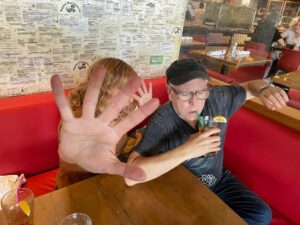 Kari Byron Instagram - Straight from the tabloids. Kari Byron caught dining with @dannyzuker in Hollywood. What shenanigans are they up to!?!