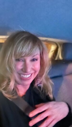 Kari Byron Instagram - Took my first @cruise  ride. I like the robot ghost ride! Giggling and trusting the tech. So far it is amazing!!