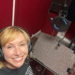 Kari Byron Instagram - Love voice-over work. Don’t have to wear makeup or even brush my hair😝 #voiceover #crashtestgirl