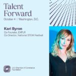 Kari Byron Instagram - DC here I come! I will be at this year's #TalentForward event. Come find out how @NationalSTEMChallenge will inspire tomorrow’s workforce. @explr_media @usccfoundation #nationalstemchallenge #Workforce #CareerReadiness #Pathways #Talent # Talent Pipeline #Skills #LifelongLearning #Education #Upskilling #Jobs #WorkforceTrends #STEM