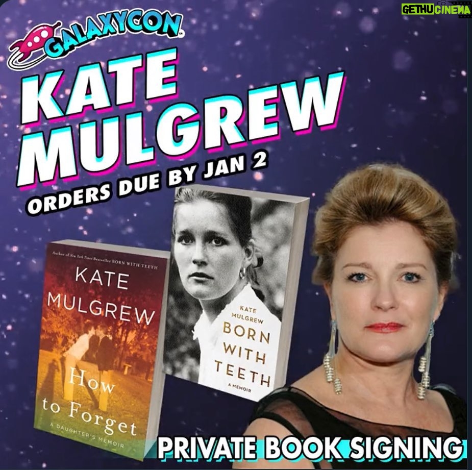 Kate Mulgrew Instagram - If you're looking for a gift for someone who enjoys memoir, I've extended my book sale with Galaxy Con until Jan 2! I'm personalizing too, so this makes a great gift for a friend or loved one. 🖌📚💫 Link: https://galaxycon.com/blogs/events/kate-mulgrew