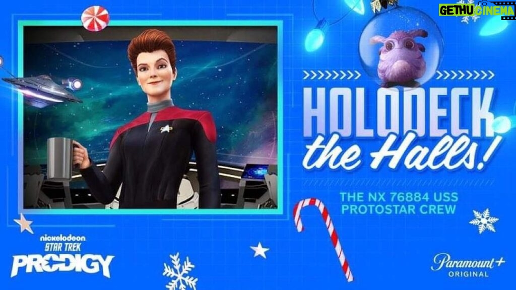 Kate Mulgrew Instagram - I might be biased, but this one’s my favorite! 🎄❄️🎁 @startrekonpplus #StarTrekProdigy #HappyHolidays