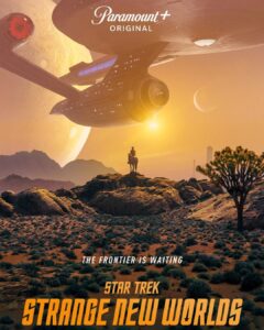 Kate Mulgrew Instagram - A cross-posted thread of photos from my Twitter: 1. Tiny Janeway from @startrekexo6 paid me a visit and caught me up on all the #StarTrek news! Everyone has been very busy. 2. She said that you all loved the new trailer for #StrangeNewWorlds, welcome to the family! Helming a series isn't for the faint of heart, but @ansonmount is up to the job. 3. A great deal of fun was had on the @startrekthecruise , which I will be part of once again in 2023. Tropical beverages may be consumed in greater quantites and I will need @robert_picardo to be ready with hangover remedies. 🍹🍹 4. Also, Star Trek Online had several ships become canon - this is applauded by both Admiral and Marshal Janeway, although my mirror counterpart gave off more of an 