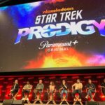 Kate Mulgrew Instagram - With some of my new crew and the creative team behind #StarTrekProdigy at the @newyorkcomiccon #NYCC panel! Sharing our experiences with the fans for the first time - thank you for all your support of the USS Protostar’s journey 🚀🖖🏻