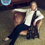 Kate Mulgrew Instagram - Thank you to @people for this excellent photo - a treat to celebrate the launch of @paramountplus in London this week! And I'm always at ease in the big chair...📸 @startrekonpplus @startrek @showtime