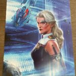 Kate Mulgrew Instagram - I'm bringing 40 8x10s of Mirror Janeway from @trekonlinegame to @phoenixfanfusion this weekend! You can choose it as your signed photo at the table. Doesn't she look killer? Thanks to Thomas Marrone @thomas.marrone for designing these - he'll be at his own booth on the show floor 🚀