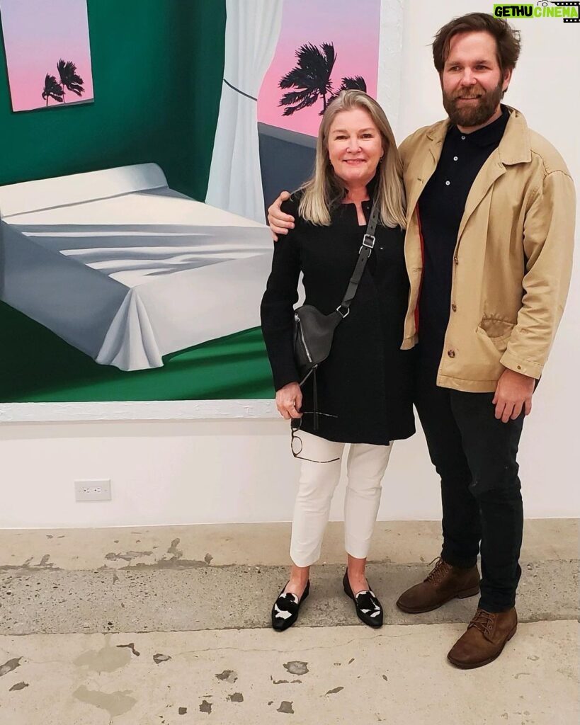 Kate Mulgrew Instagram - A wonderful opening night for @alec.egan's newest art show! Head to the @anatebgigallery in LA to see his beautiful work for yourself.