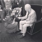 Katherine Langford Instagram - Such sad news to wake up to. I remember the first day Christopher Plummer walked onto the knives out set, and everyone stood - a small indication of the legacy and respect he has among so many. Although only a moment in an extraordinary life, I will always be grateful to have worked with this wonderful man, and for this stolen moment at tiff; our conversation in the corner amidst the chaos. What an honor to have met you, Mr Plummer ❤️