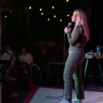Kelsey Cook Instagram - Tour life lately 🍪 ✈️ The video is from @dancumminscomedy’s Timesuck Podcast Summer Camp last weekend. We did a show for 500 people in a barn in Pennsylvania and it was one of the best crowds I’ve ever performed for. As a longtime Timesuck fan, it was so cool to be there 🙌🏻 Louisville this weekend!! let me know what cities you want me to come to next year because we’re getting the 2024 tour set up! 👇🏻 📸 @melissalynnel