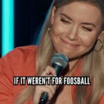 Kelsey Cook Instagram - I love you, Dad! 😂🤓 #standupcomedy #comedy #reels #family #foosball