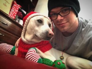 Kenton Duty Instagram - Caption 1: "Get you a girl that knows how to pose." Caption 2: "You could say we are feelin festive." You Decide in the Comments. #merrychristmas #happyholidays #beaniebuddies