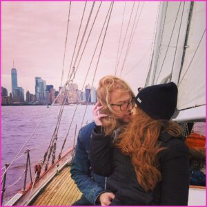 Kenton Duty Instagram - Our awesome friend @missjroll took us on the Shearwater and then I even was given the amazing chance (what a gift from the crew, thank you) to steer this incredible vessel!